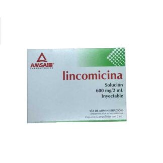 LINCOMICINA SOLUCION 600 MG/2 ML INYECTABLE C/6