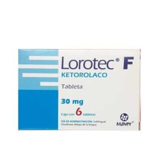 LOROTEC F 30MG 6 TAB