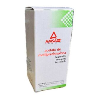 ACETATO DE METILPREDNISOLONA GI 40 MG INY C/1