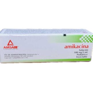 AMIKACINA 100 MG INYECTABLE C/1