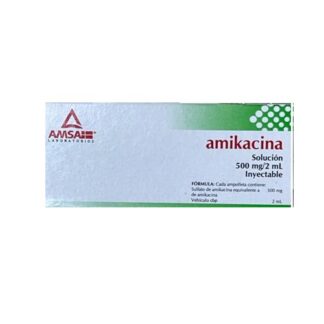 AMIKACINA 500 MG INYECTABLE C/2