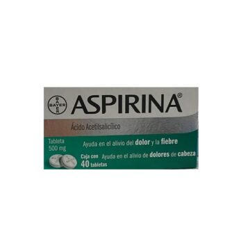 ASPIRINA 500 MG 40 TABLETAS