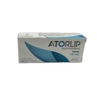 ATORLIP (ATORVASTATINA)  40MG  10 TABLETAS