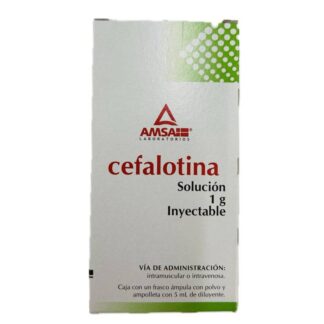 CEFALOTINA SOLUCION 1G INYECTABLE