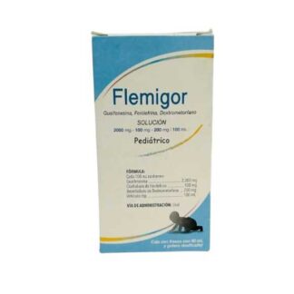 FLEMIGOR PEDIATRICO GUAIFSINA, FENILERFRINA, DEXTROMETORFANO 60ML