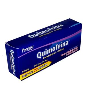 PARACETAMOL-CAFEINA QUIMICA Y FARMACIA  Tabletas - c/20