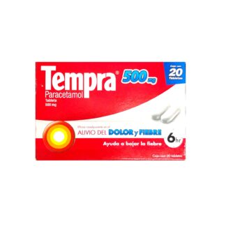 TEMPRA 500 MG 20 TABLETAS