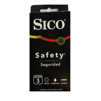 PRESERVATIVO SICO SAFETY SEGURIDAD 3 PZ