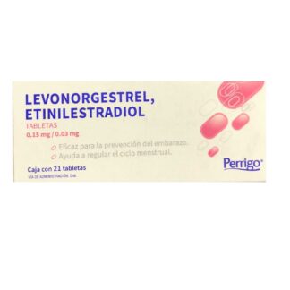 LEVONORGESTREL ETINILESTRADIOL TABLETAS C/21