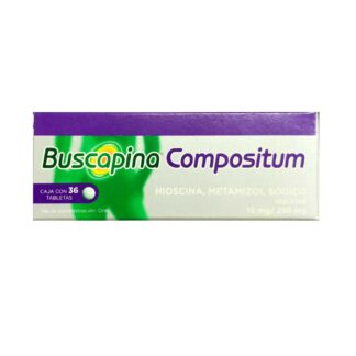 BUSCAPINA COMPUESTA 10/250MG C/36
