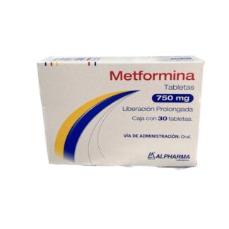 METFORMINA LP 750MG ALPHARMA Tabletas - c/30