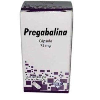 PREGABALINA 75MG  ULTRA Capsulas - c/28