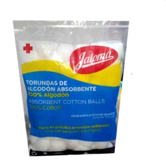 torunda de algodon absorvente jaloma c/100
