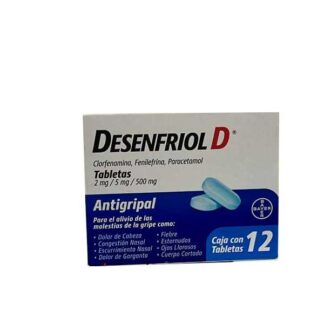 DESENFRIOL D  C/12 TABLETAS