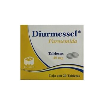 DIURMESSEL 40 MG C/20 TABLETAS