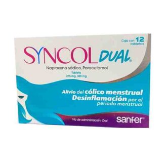 SYNCOL DUAL C/12 TABLETAS