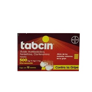 TABCIN  EFERVESCENTE 500 C/12