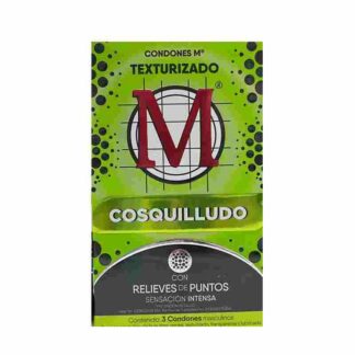 PRESERVATIVO M TEXTURIZADO CON 3 PZ