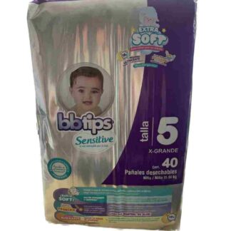 PAÑAL BBTIPS E5-XGRANDE C/40