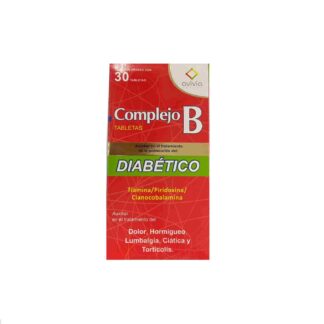 COMPLEJO B DIABETICO 30 TABLETAS