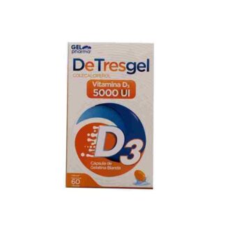 DETRESGEL (VITAMINA D3 5000UI) 60 CAPS