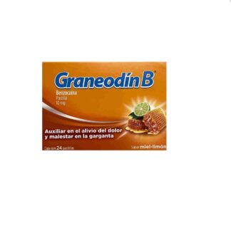 GRANEODIN B MIEL LIMON C/24TABS