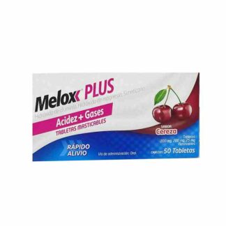 MELOX PLUS CEREZA TAB 50