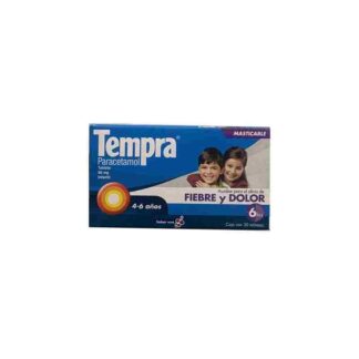 TEMPRA INFANTIL MAST. C30 TABLETAS