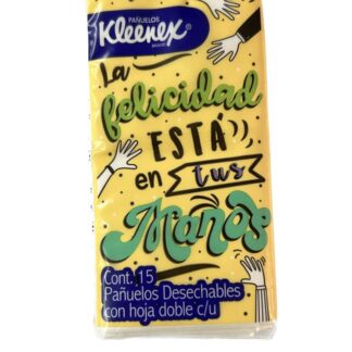 PAÑUELOS KLEENEX BOLSILLO  15P.