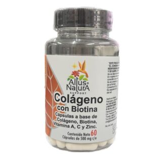 COLAGENO CON BIOTINA 500 MG 60 CAPSULAS