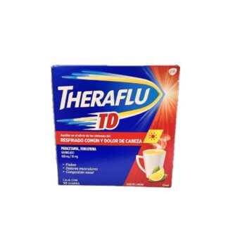 THERAFLU TD 10 SOBRES LIMON DIA