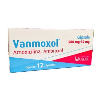 VANMOXOL AMOXICILINA, AMBROXOL   500MG - 30MG  C/12 CAPSULAS