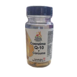 COENZIMA Q-10 Y CÚRCUMA 30 CAPSULAS DE 500MG C/U