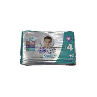 PAÑAL BBTIPS E4 GRANDE C/40 PZS