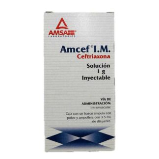 AMCEF 1 GR I.M. (CEFTRIAXONA)