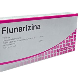 FLUNARIZINA 5MG 20 TAB CAD OCT 26
