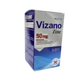 VIZANO ZINC CAP 50 MG FRASCO C/ 30