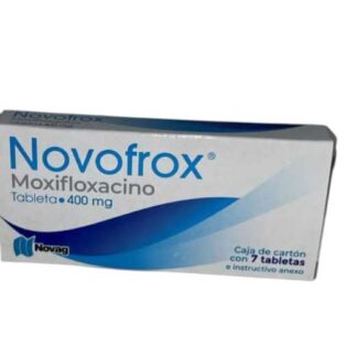 NOVOFROX MOXIFLOXACINO 400MG 7 TABLETAS