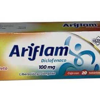 ARIFLAM DICLOFENACO 100MG 20 TABLETAS