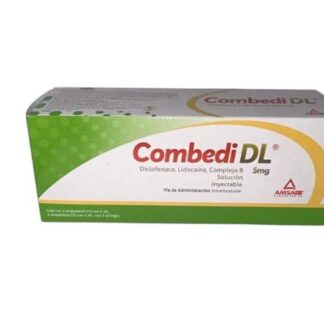 COMBEDIL DL 5 MG (DICLOFENACO, LIDOCAINA,COMPLEJO B)INY