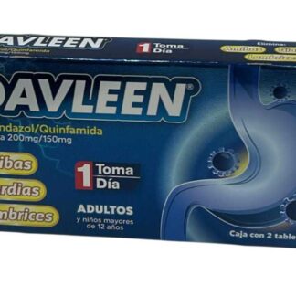 DAVLEEN ALBENDAZOL/QUIFAMIDA 2TB ADULTO