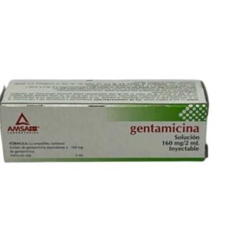 GENTACINA SOLUCION 160/2ML INYECTABLE