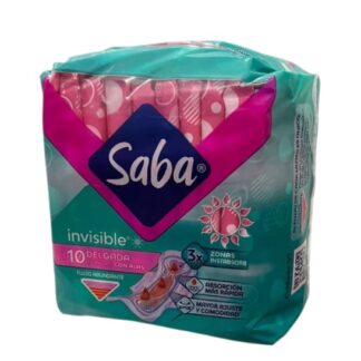 TAS SABA INVISIBLE C/10PIEZAS