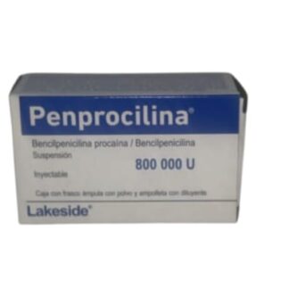 PENPROCILINA 800 000U INYECTABLE 1 AMPULA