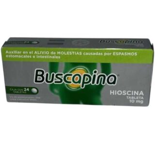 BUSCAPINA HIOSINA 24 TABLETAS 10 MG