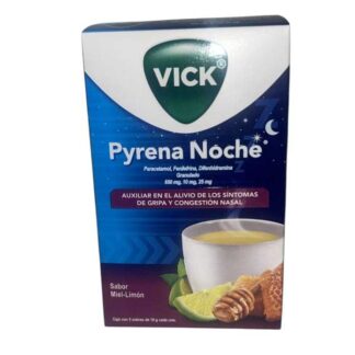 VICK PYRENA NOCHE MIEL LIMON 5 SOBRES 10G CADA UNO